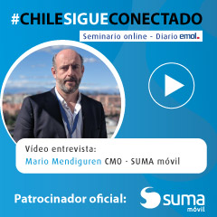 SUMA móvil patrocinador oficial del seminario online #ChileSigueConectado organizado por el diario El Mercurio