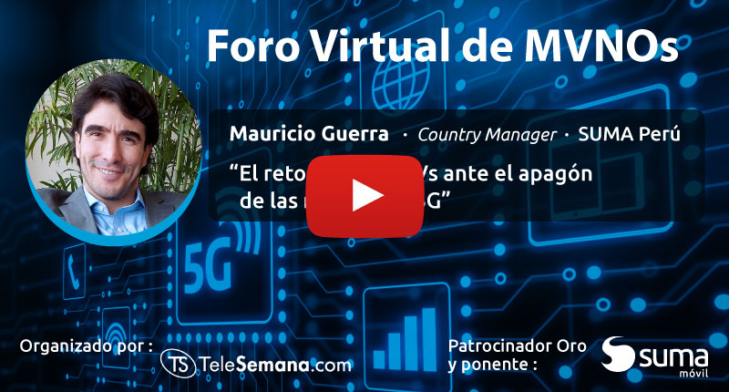 SUMA móvil - Vídeo: Ponencia Mauricio Guerra en Foro Virtual MVNOs